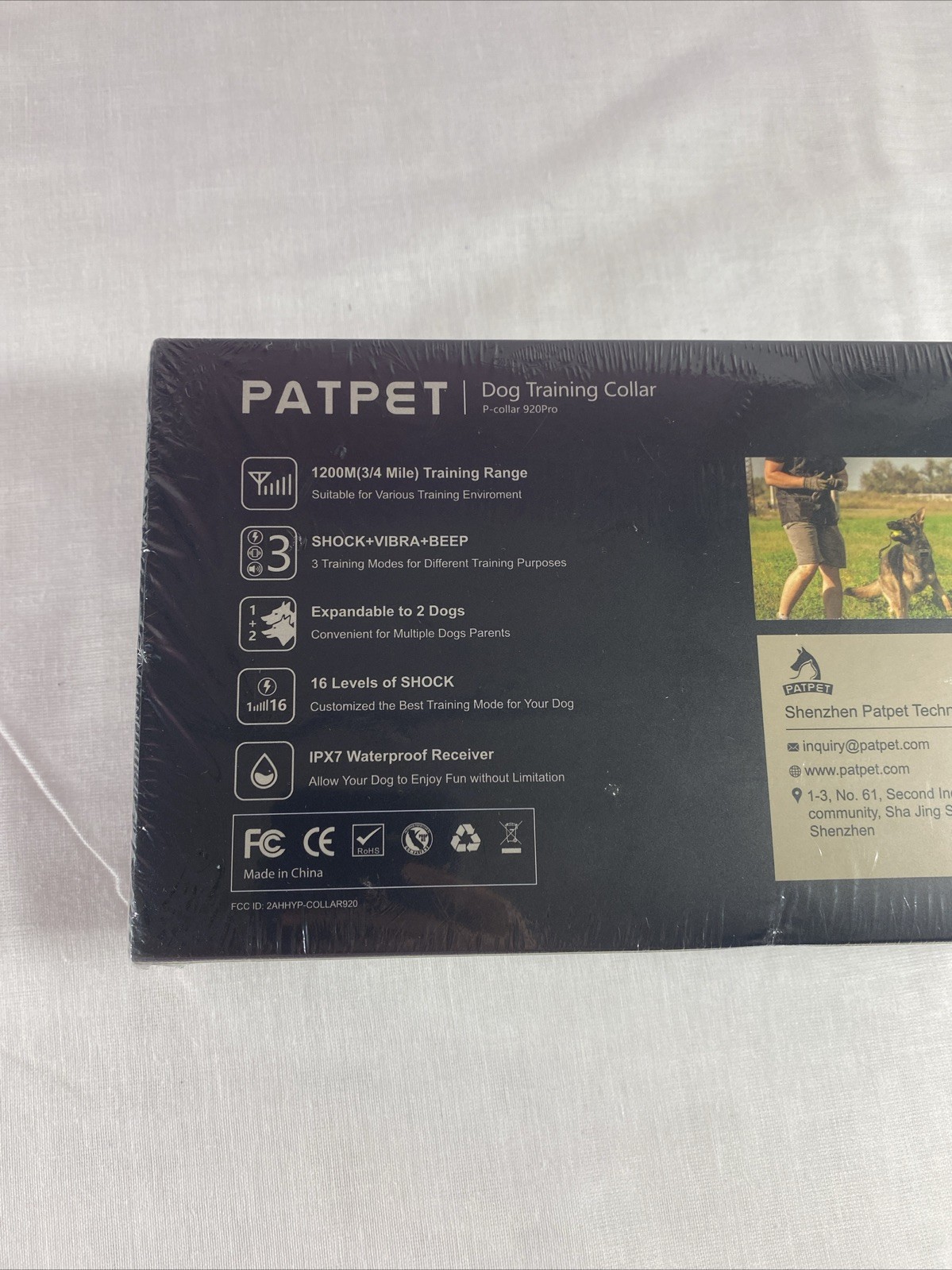 PATPET Dog Training Collar with Remote Model 920 Pro 3/4 Mile Range