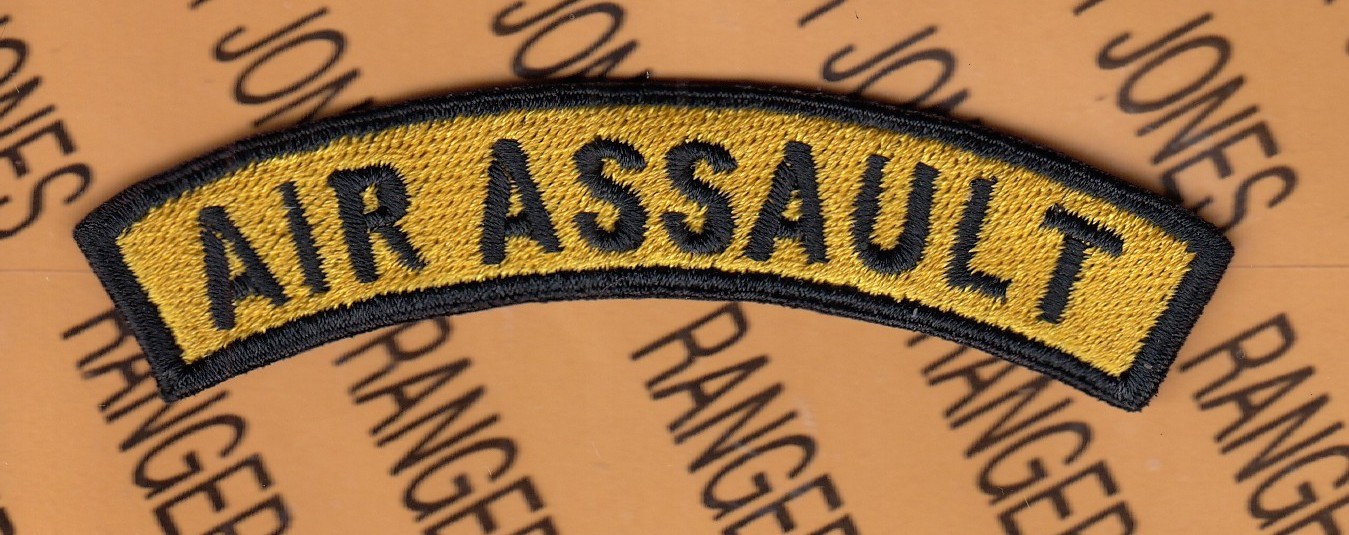 US Army 1st Cavalry Division AIR ASSAULT ~4" tab patch c/e