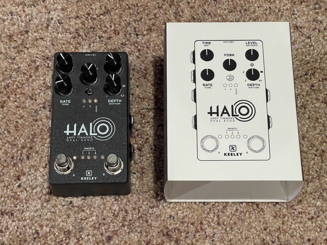 Keeley HALO Andy Timmons Dual Echo Pedal