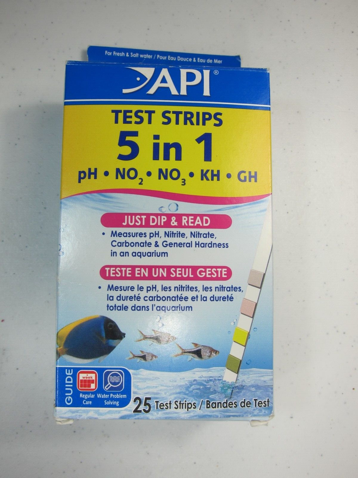 **19 Count** API Test Strips Saltwater Freswater PH,Nitrites,Gh,Kh Read Discript