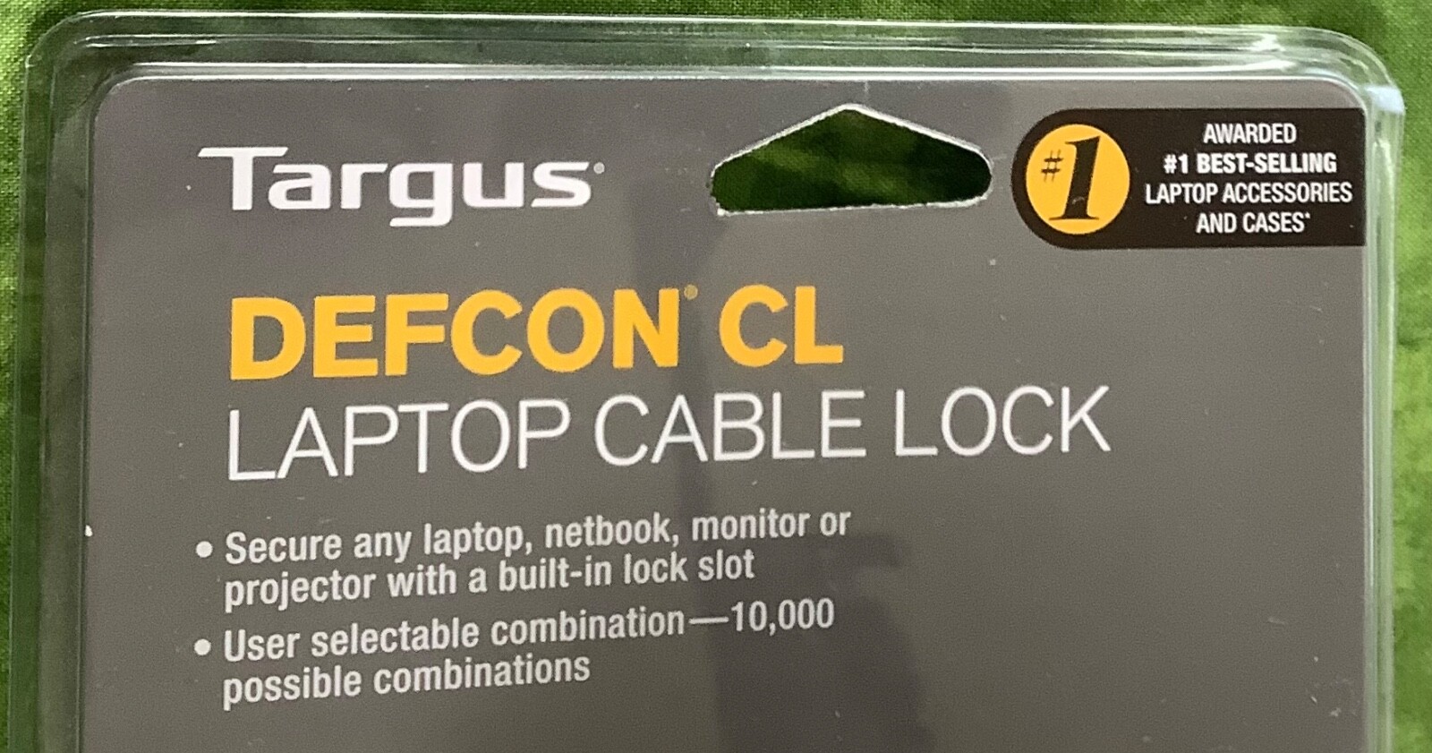 Targus DEFCON CL Laptop Cable Lock, Select your Combination, New Unopen Package