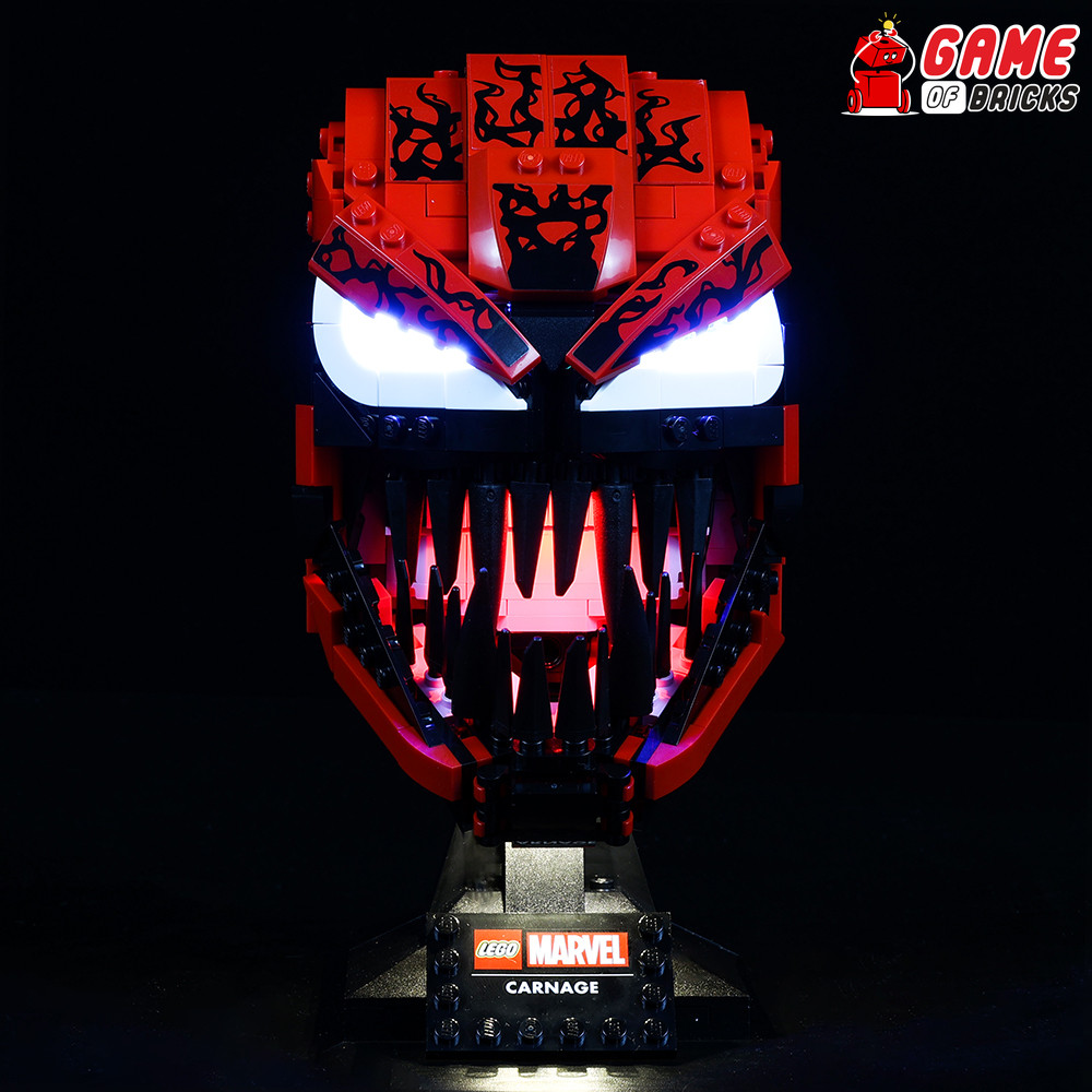 LED Light Kit for Carnage - Compatible with LEGO® 76199 (Standard Version)