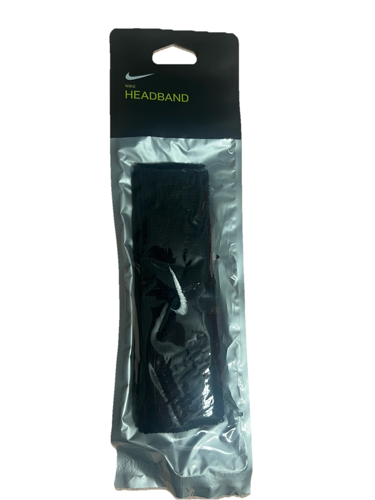 Nike Headband Athletic Sport Team Men’s Black Unisex Swoosh Brand New