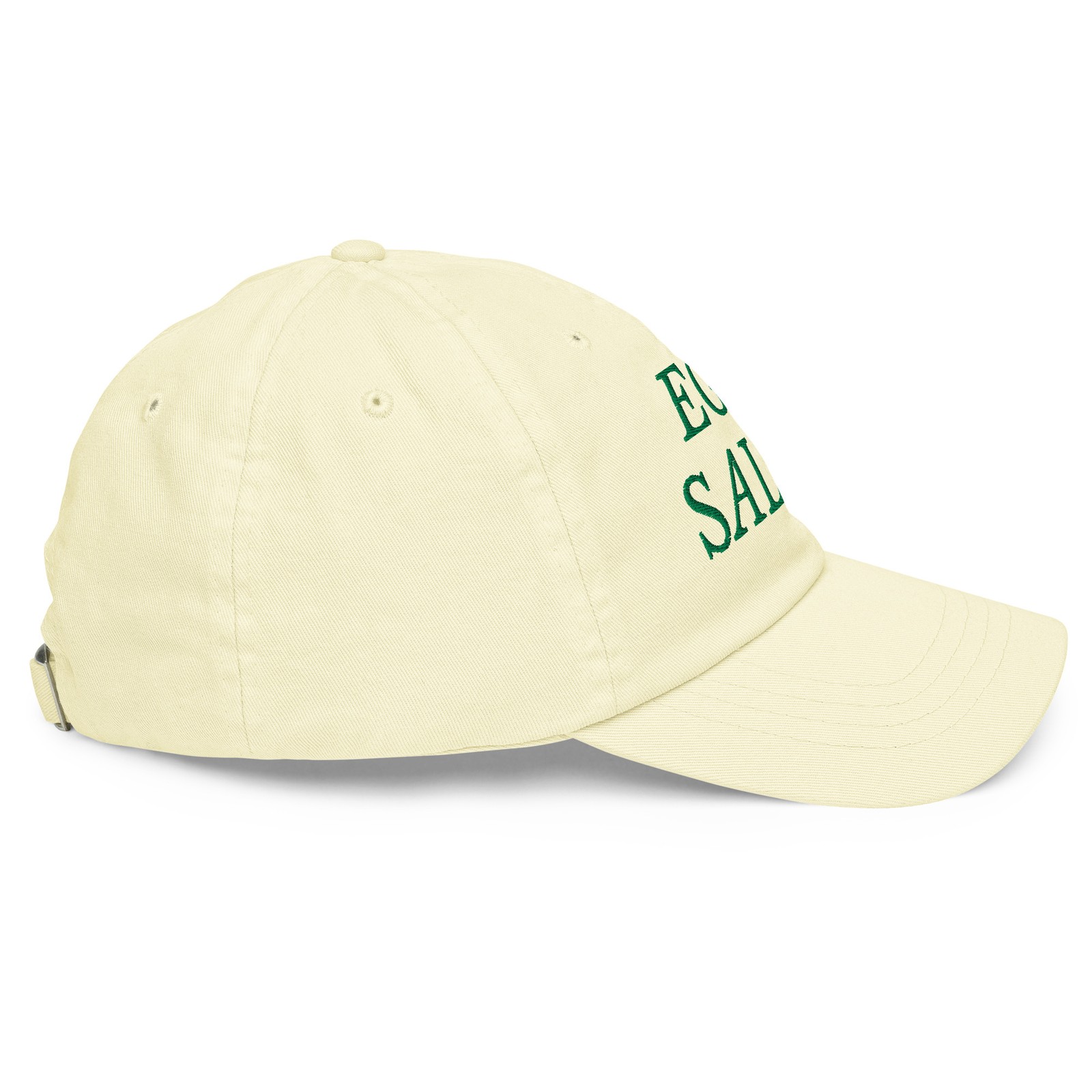 Egg Salad Hat Masters Golf Humor Yellow Pastel baseball hat