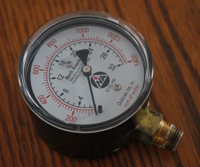 North American 8735-HM Dial Gauge Dual Calibrated - USED