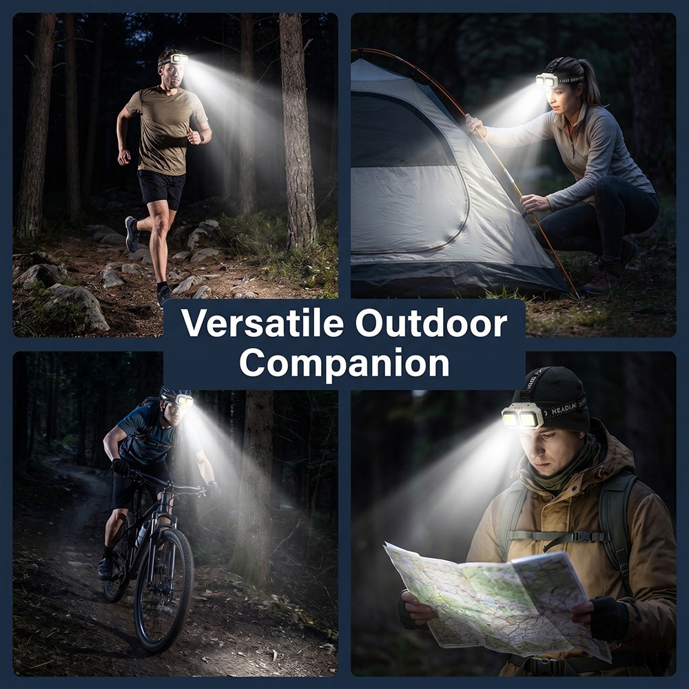 9900000LM Rechargeable Super Bright LED Headlamp Headlight Flashlight Head Torch