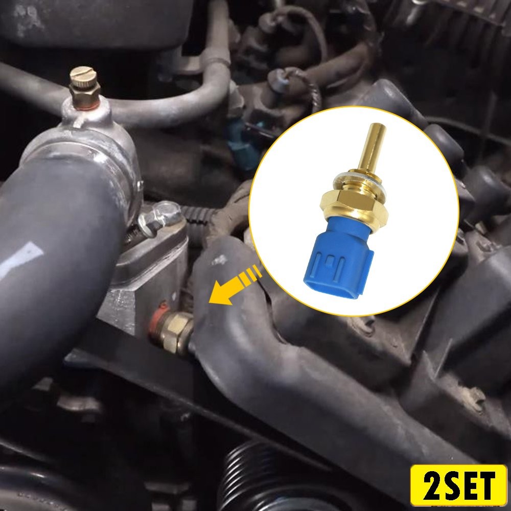 2Set Engine Coolant 22630-44B20 Sensor Temperature for Nissan Armada Frontier Mu