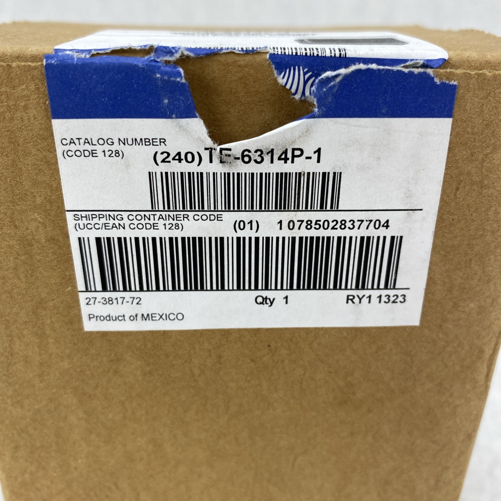 Johnson Controls TE-6314P-1 Wall Mount Temp. Sensor 1000 OHM Nickel Element