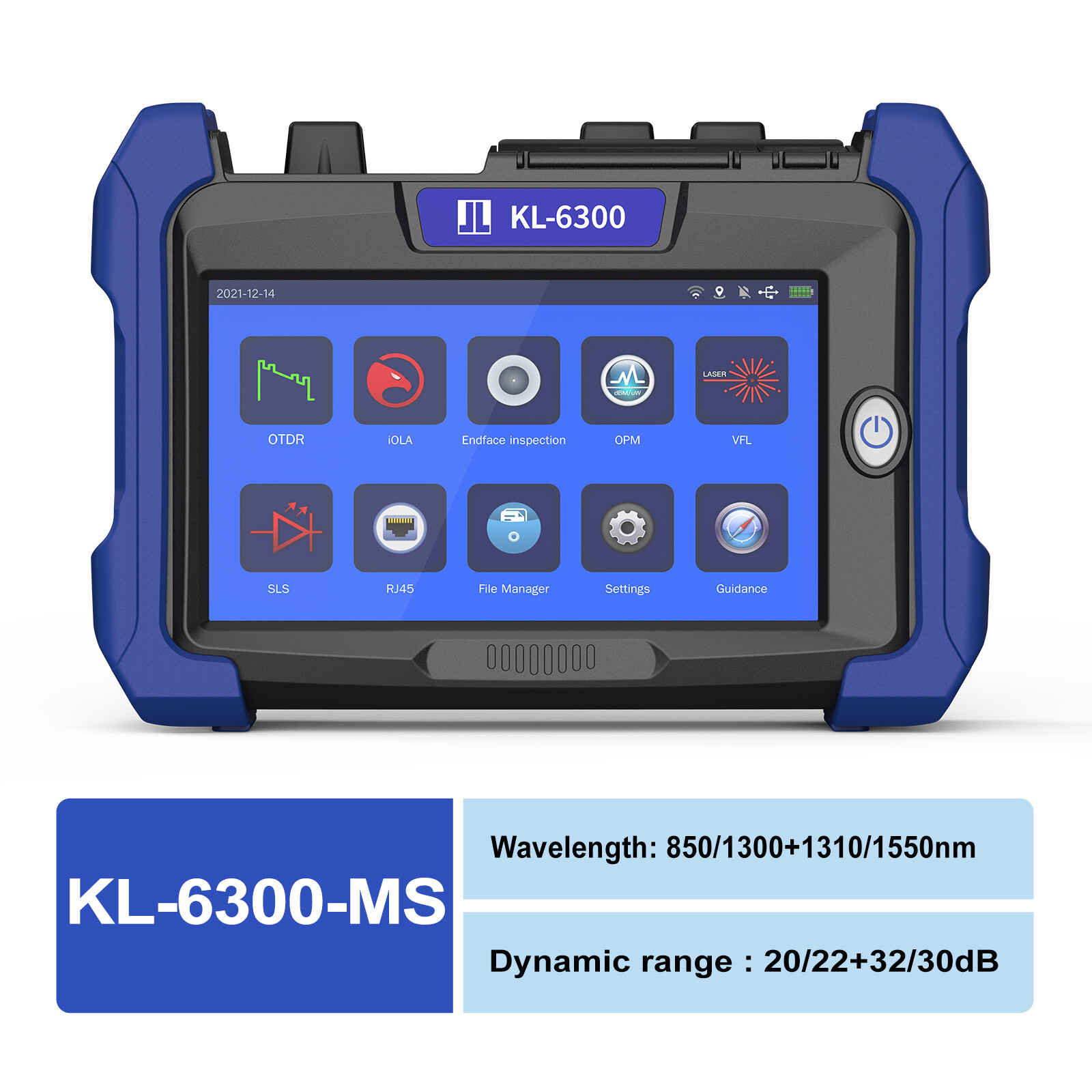 JILONG KL-6300 OTDR 850/1300nm+1310/1550nm  20/22dB+32/30dB Dynamics Range