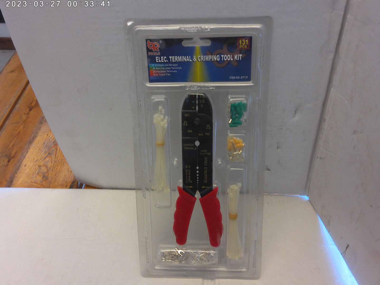 Wire Stripper/ Crimer tool kit 131 pieces NEW