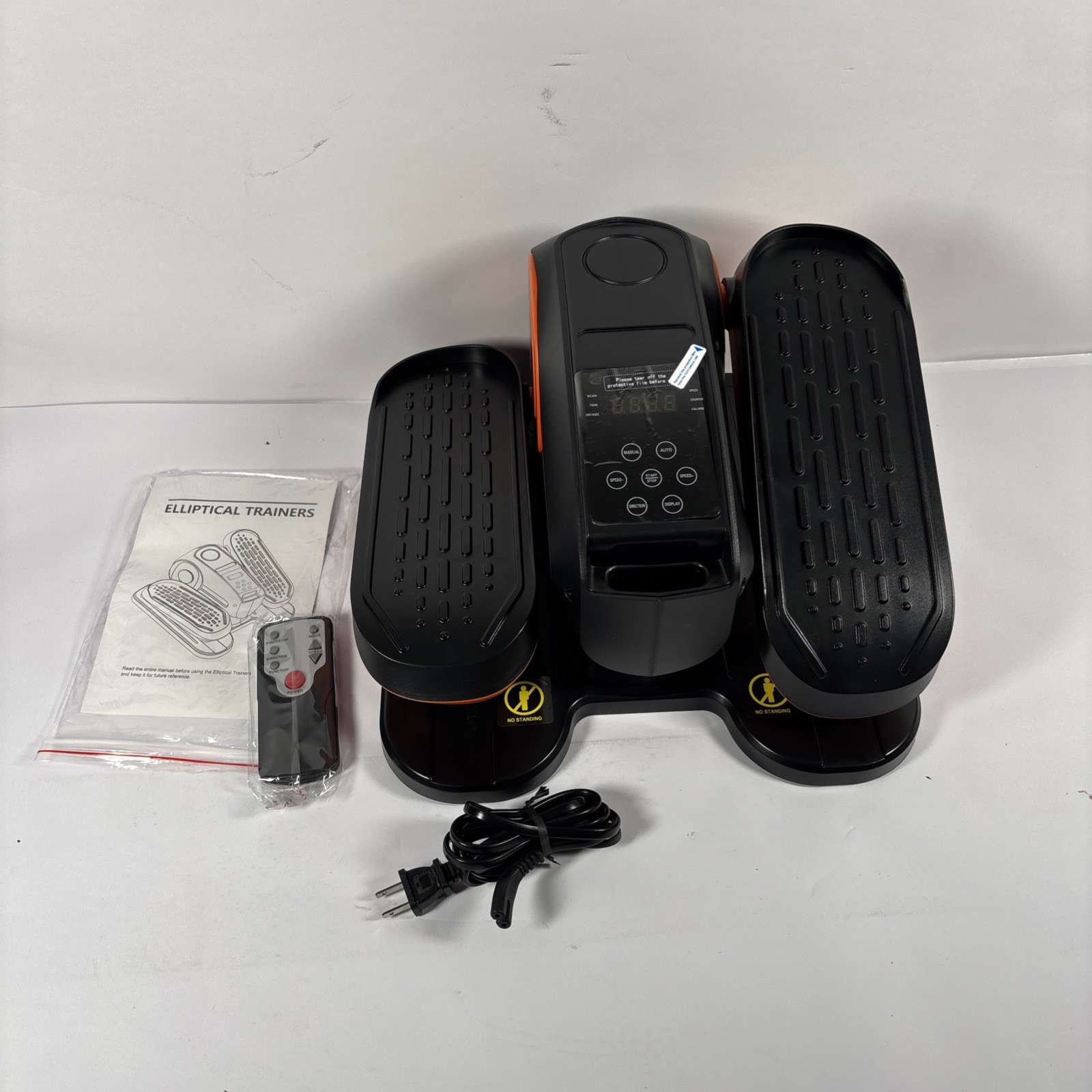 Under Desk Elliptical Machine, Electric Elliptical Leg Exerciser for Seniors
