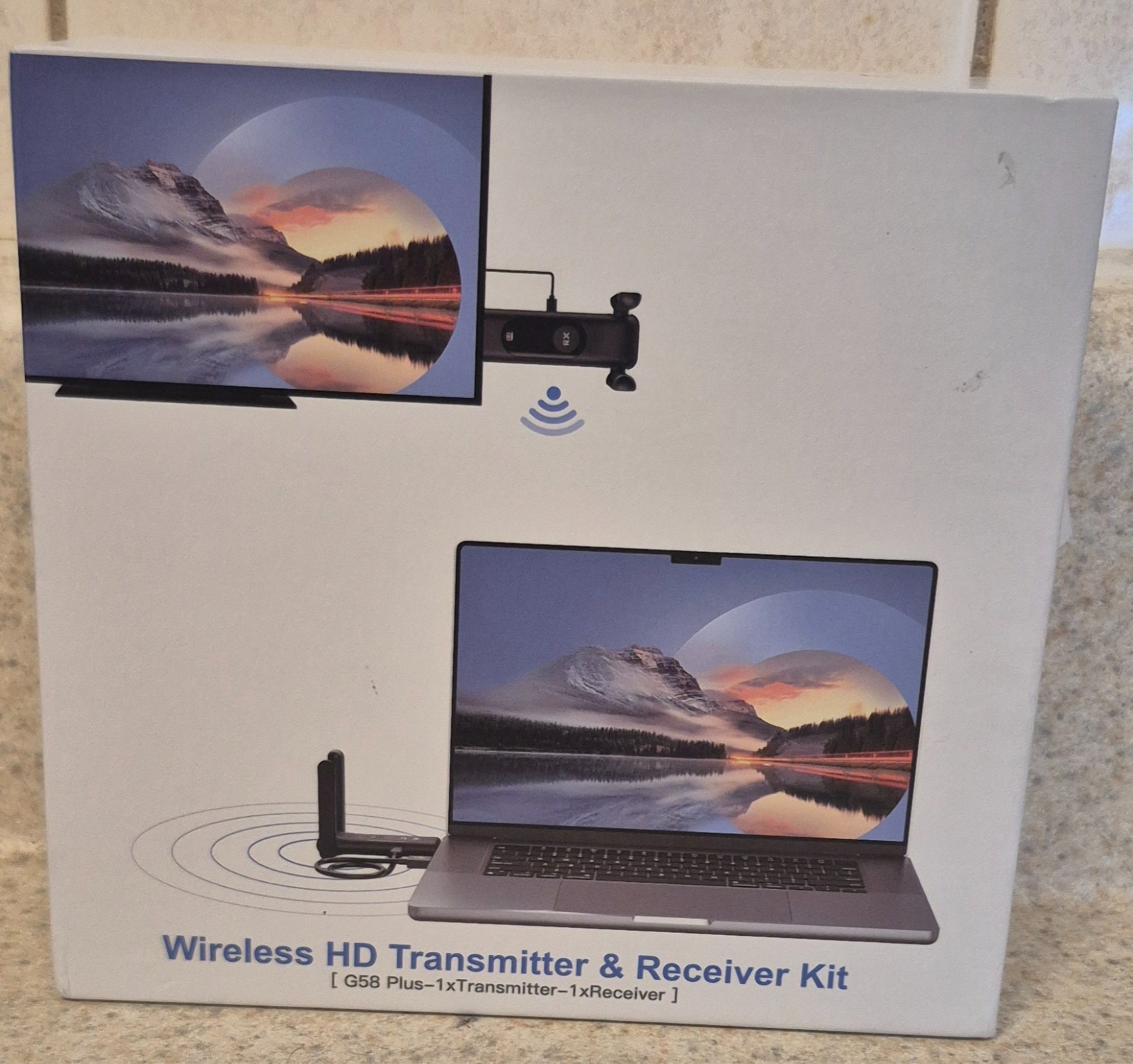Wireless HD Transmitter & Receiver Kit [ G58 Plus-1TX-1RX ]
