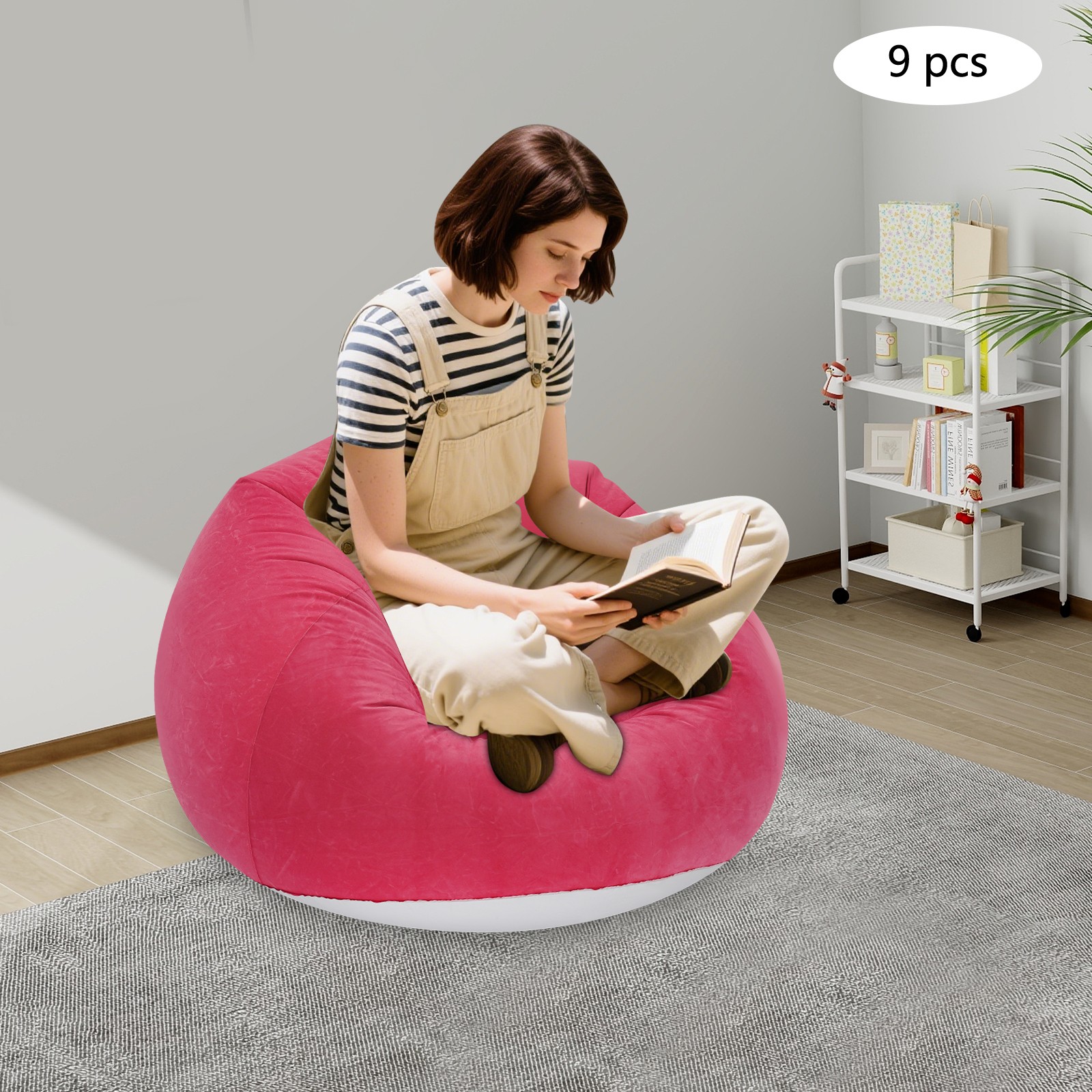Modern Inflatable Chairs 9 Pcs Inflatable Sofa Inflatable Sofa for Homes Yards