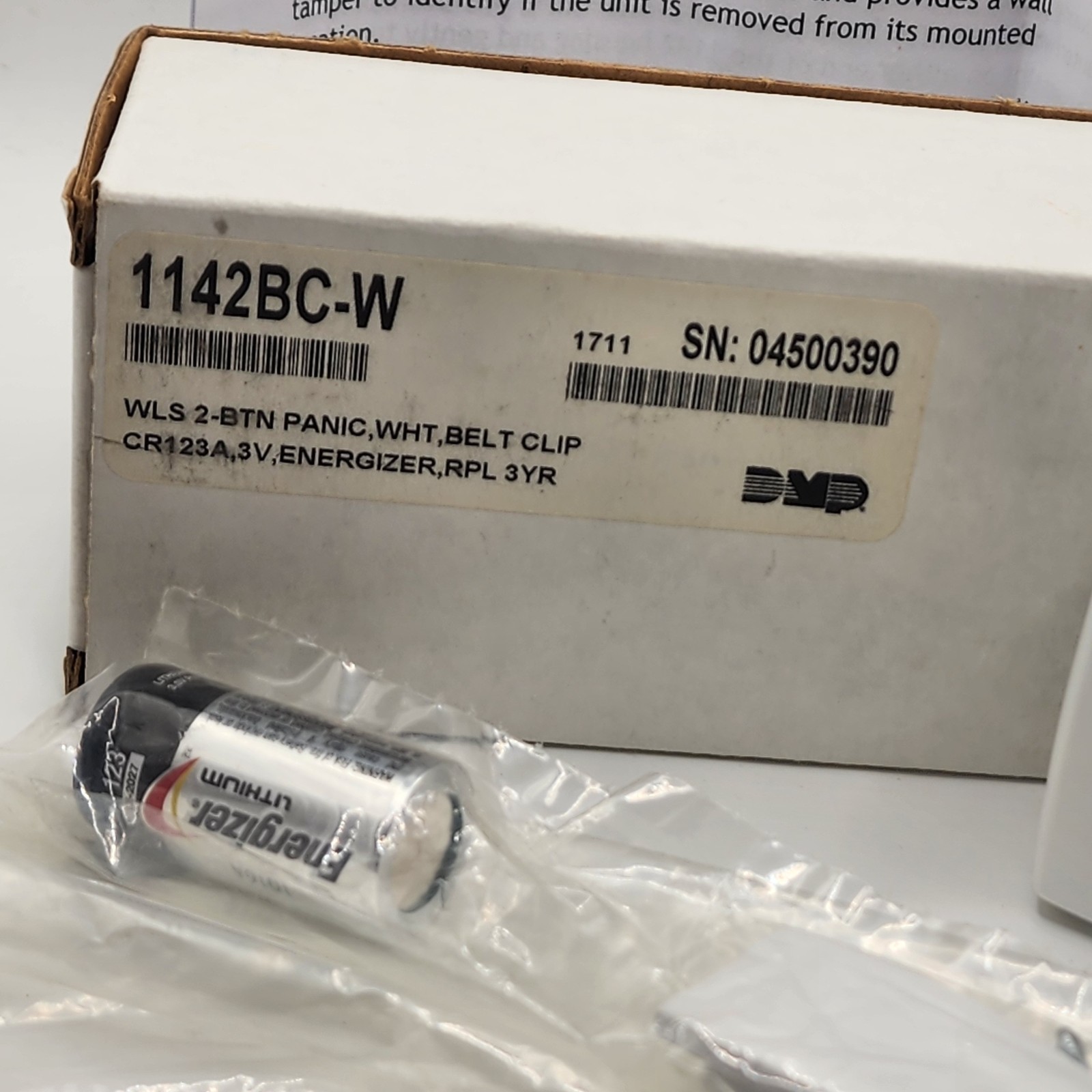DMP 1142BC-W 2 Button Wireless Transmitter