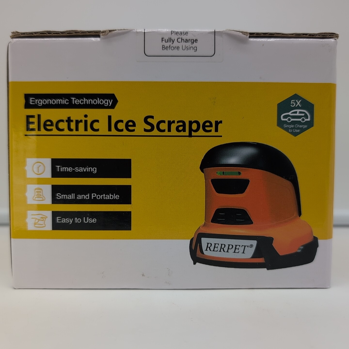 Electric Ice Scraper Car Windshield, Cordless Portable Handheld USB Rechargeable