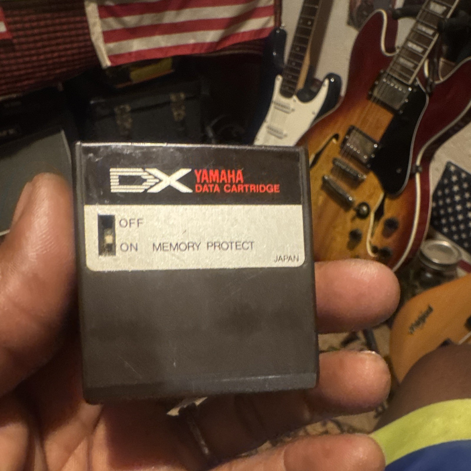 Yamaha DX7s DX DataRAM Data Cartridge Memory Protect for Electronic Keyboard