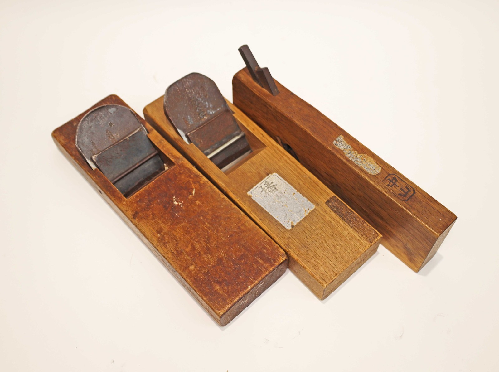 Vintage Japanese Hand Planes Set of 3 – Kanna Hon-sukeji Hanadaiya