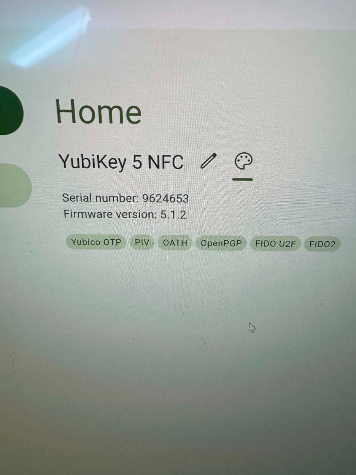 Yubico Security Key 5 USB-A + NFC Two-Factor Authentication FIDO Security Token