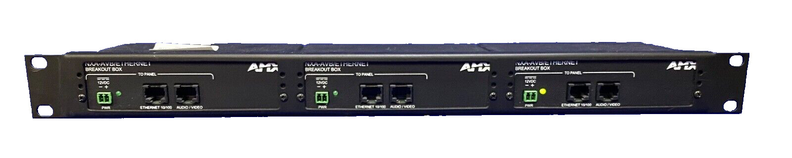AMX NXA-AVB/Ethernet-Audio/Video Breakout Box, No Pwr, Pre Owned, Good Cond.