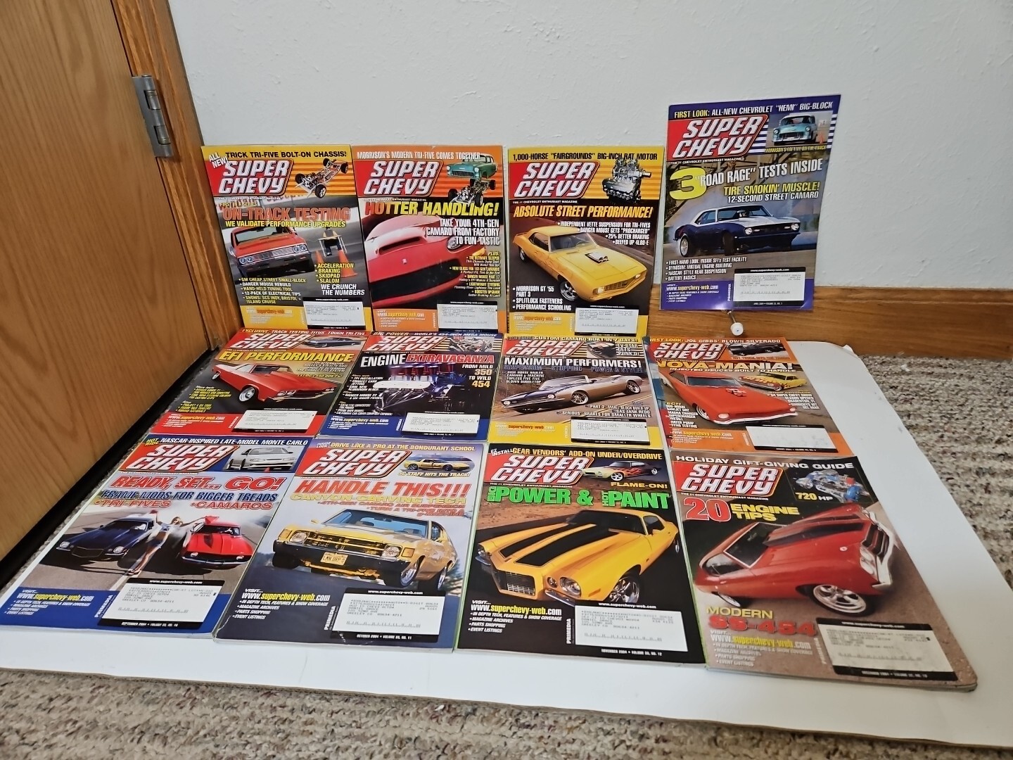 SUPER CHEVY Magazine Lot FULL YEAR 2004 January-December 12 Issues Car Auto Rods