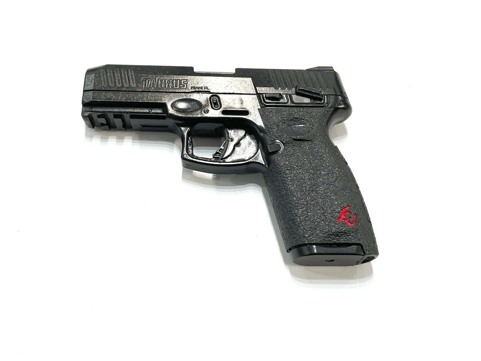 HANDLEITGRIPS Textured Rubber Gun Grip for Taurus G3 with Red Insert