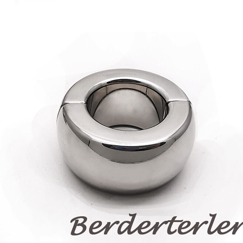 Magnetic Ball Stretcher Scrotum Penis Rings Weight Heavy Duty Stainless Steel