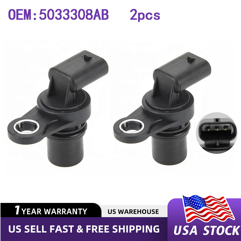2pc Camshaft Position Sensor For Dodge Jeep Compass Patriot 68080819AC 5033308AB