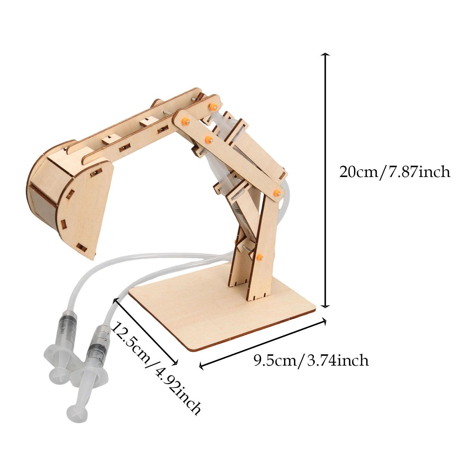 Science Experiment Project Hydraulic Excavator Develops Motor Skills Hands on
