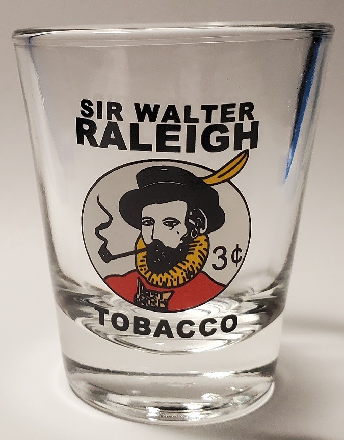 Sir Walter Raleigh 1½oz. Shot Glass