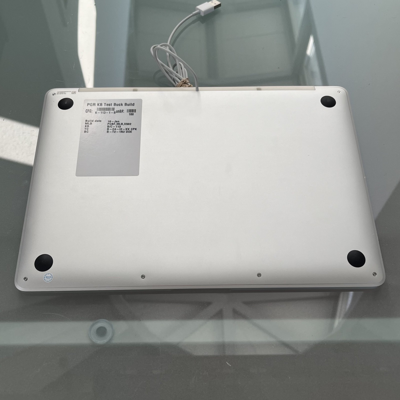 PROTOTYPE Apple Macbook Keyboard Test Unit
