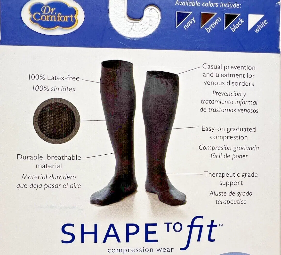 Dr. Comfort Shape To Fit - Casual Cotton Compression Socks For Men 20-30 mmHg