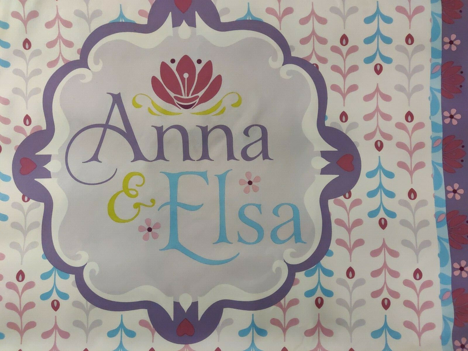 🔥 Disney ANNA and ELSA Standard Pillowcase 2 Sides