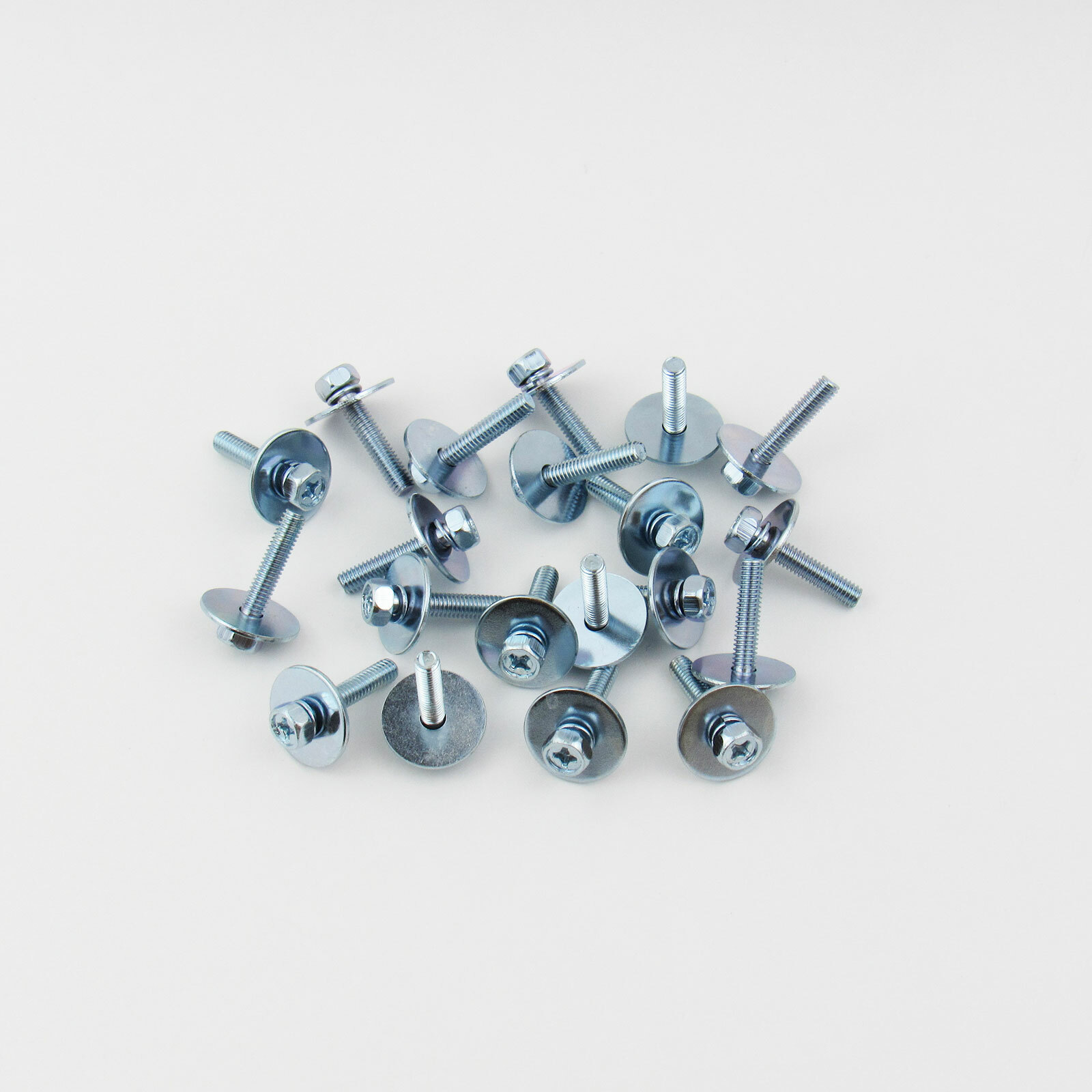 20 Drum Lug Mounting Screws M4 x 20mm Chrome w/ Washers Fixed Screws  (20PCS/PK)
