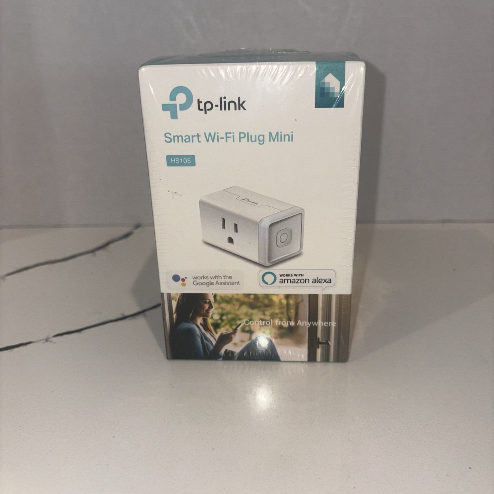NIB TP-Link Smart Wi-Fi Plug Mini HS105 Works with Alexa & Google Assistant