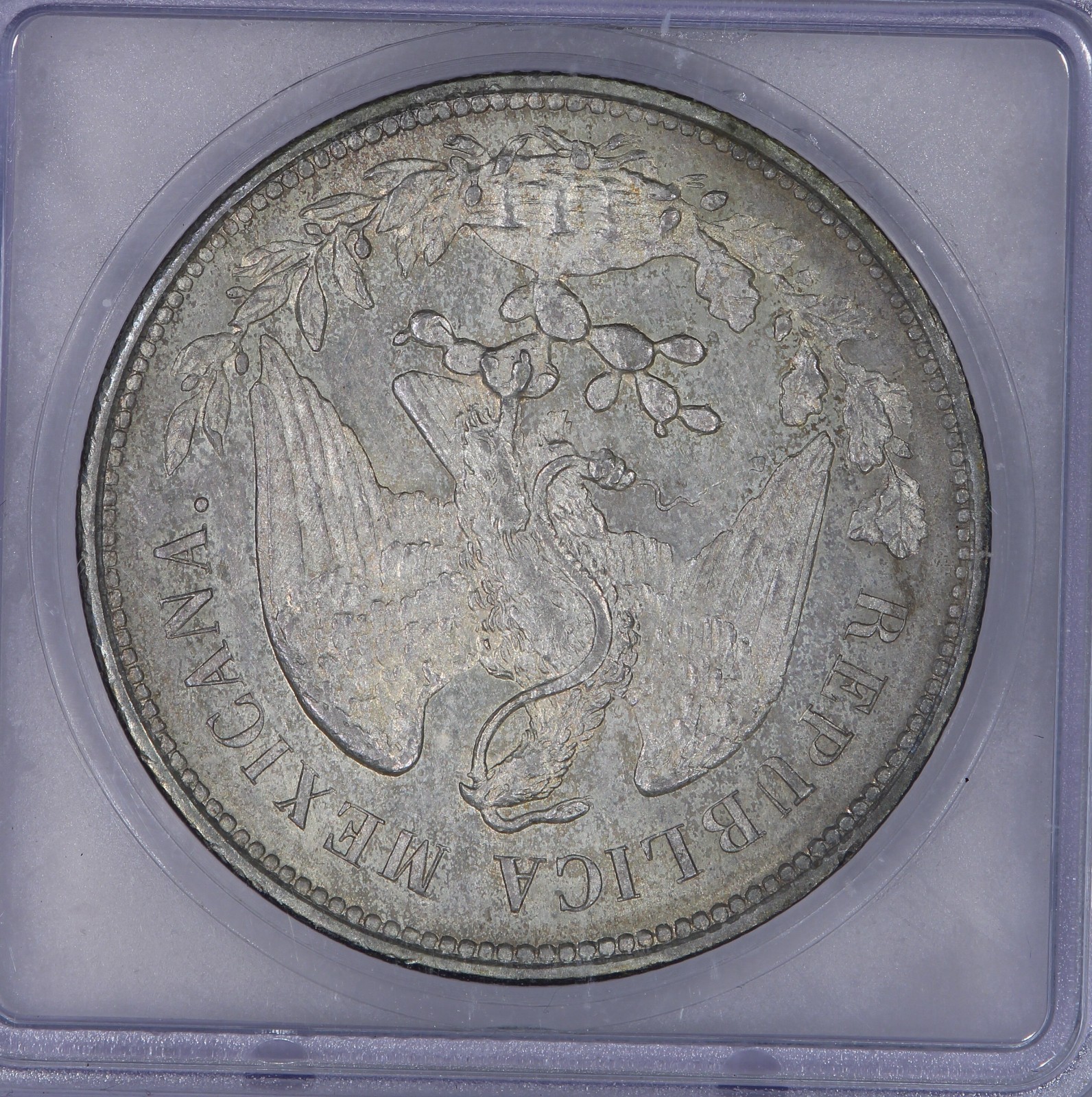 1900 Cn, JQ Mexico Peso ICG MS61