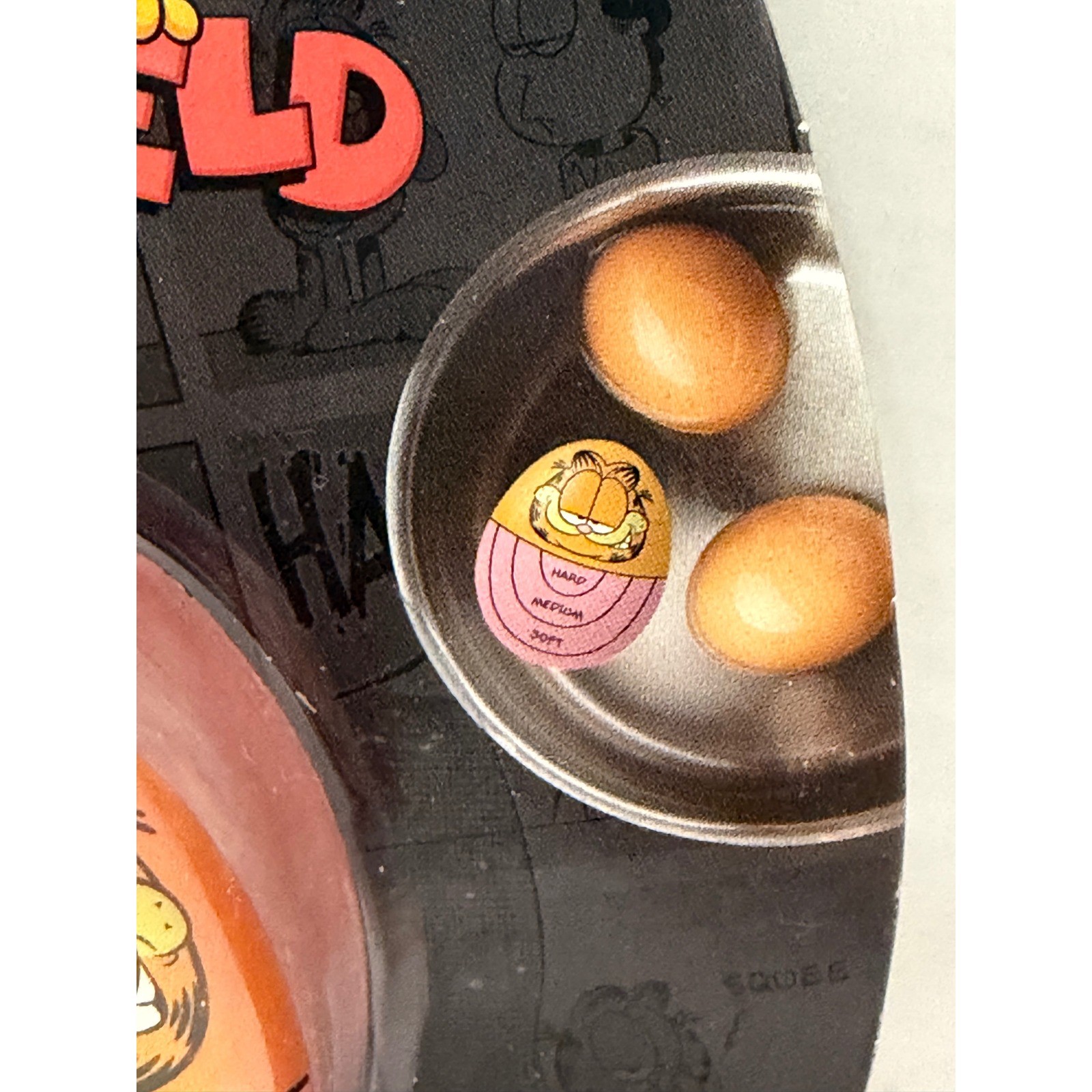 Nickelodeon Garfield Color Changing Egg Timer Soft Medium Hard Boiled New
