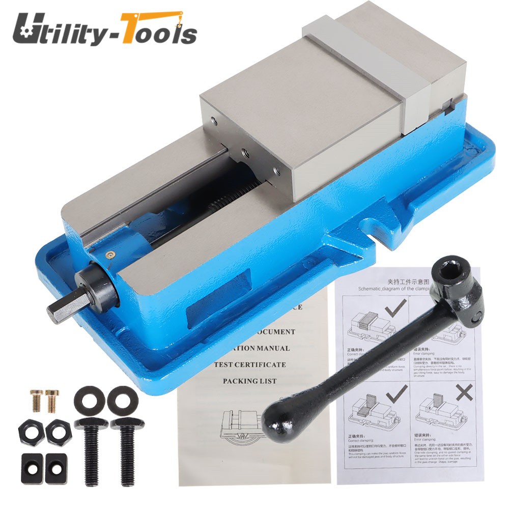 4" Precision Vise Lockdown CNC Milling Machine Vise Clamping Vice Plier Milling