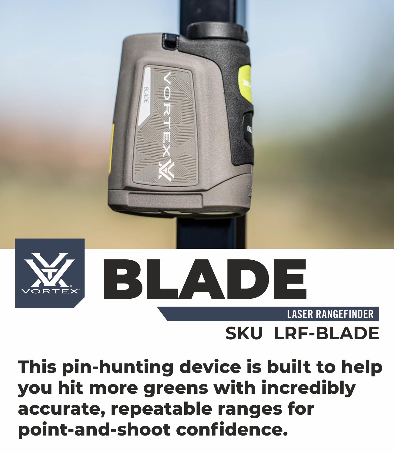 Vortex Optics Blade 6x21 Golf Laser Rangefinder w/ Free Camo Hat