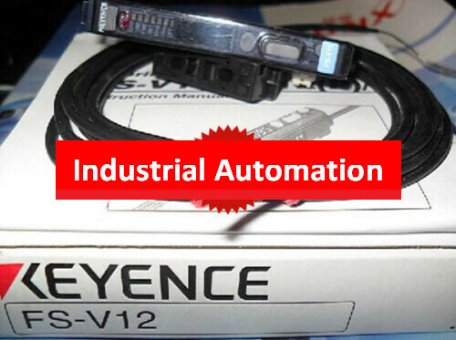 Brand New KEYENCE Optical Fibre Amplifier FS-V12 FSV12 One Year Warranty #