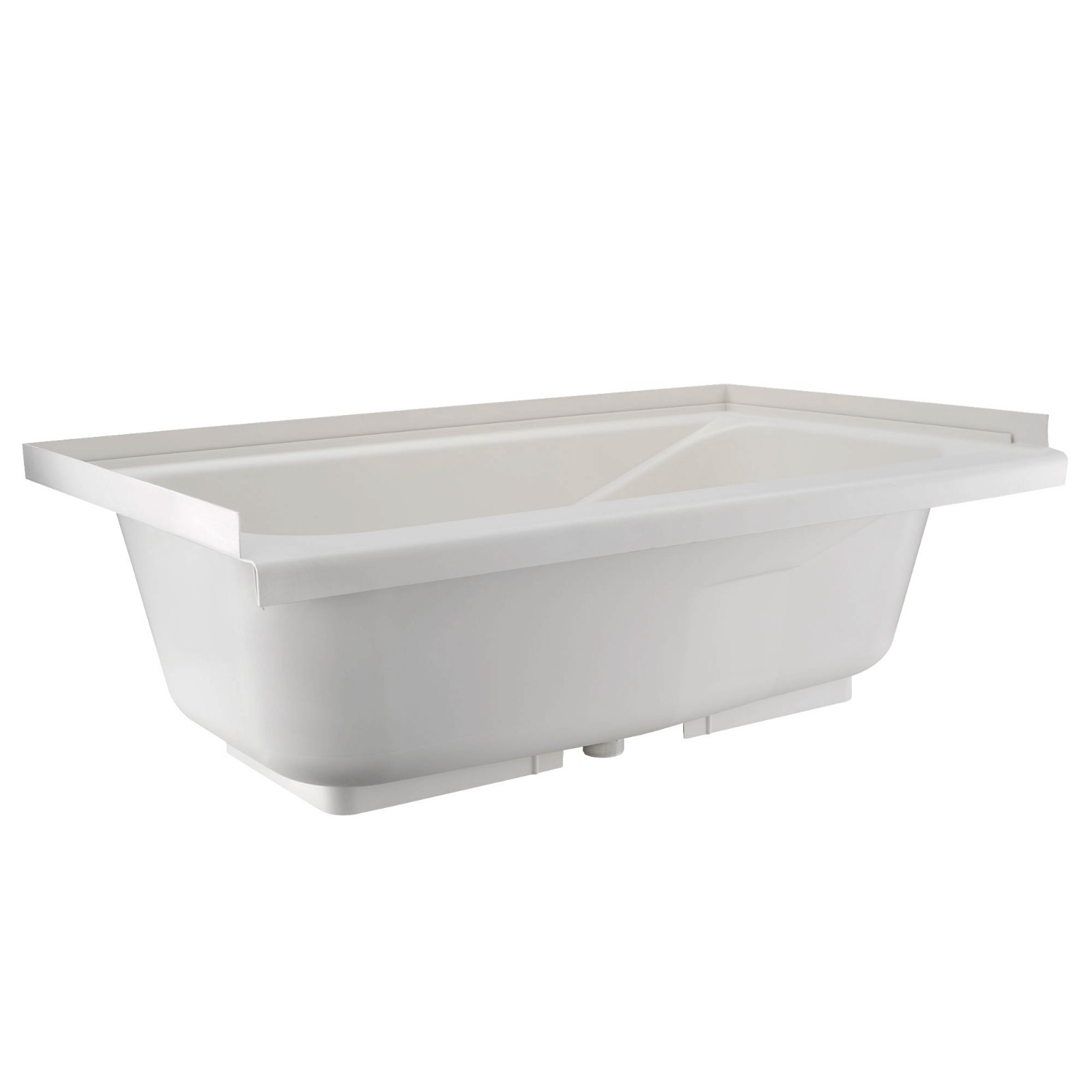 RecPro RV Tub Replacement 40" x 24" – White, Durable Bathtub