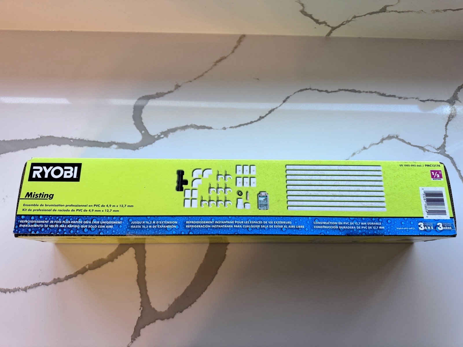 RYOBI 16 ft. x 1/2 in. Professional PVC Misting Kit PMC1217K