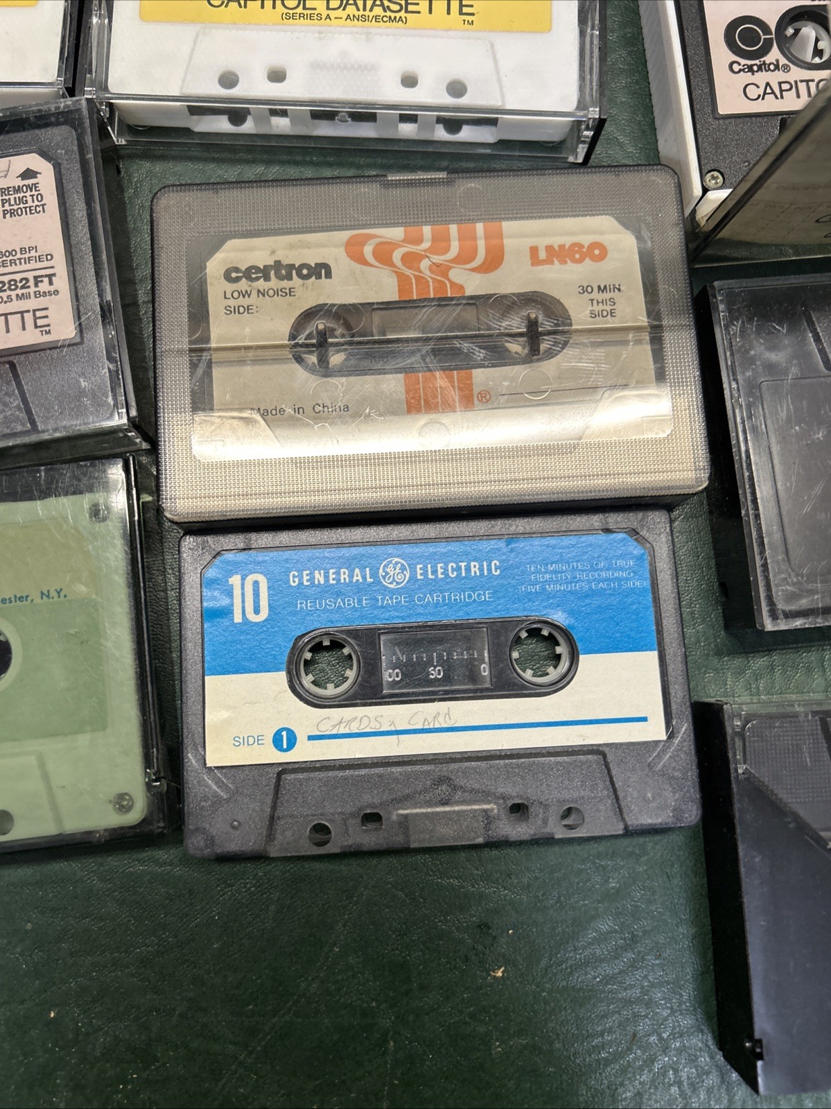 1970'/80's Vintage Computer Cassettes Software Tapes ?? Capitol Dattsette