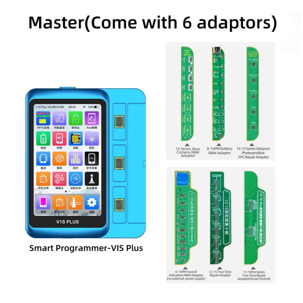 JCID-V1S Plus Smart Programmer True Tone Battery Face ID Repair Tool Lot