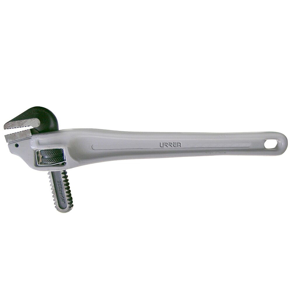 URREA 818AO Heavy Duty Offset Pipe Wrench Length 18" and Max Pipe 2-1/2"