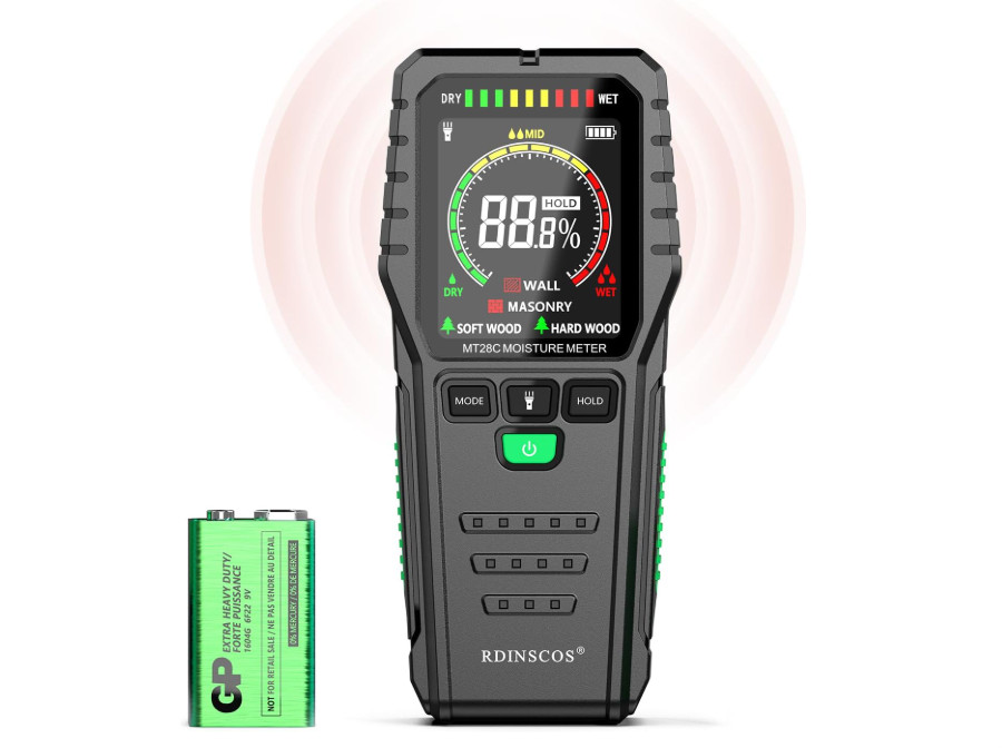 Medidor De Humedad Digital Detector De Fugas De Agua Prueba De Humedad Nuevo