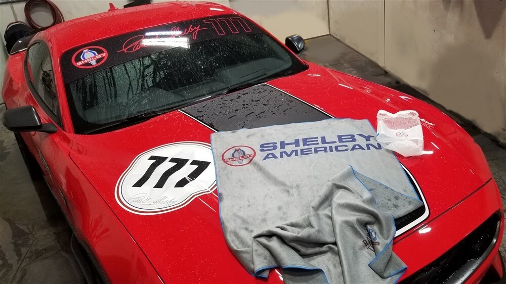 Shelby American 59"x30" Micro Fiber Rapid Dry Towel - Ford Mustang GT500 SVT SVO