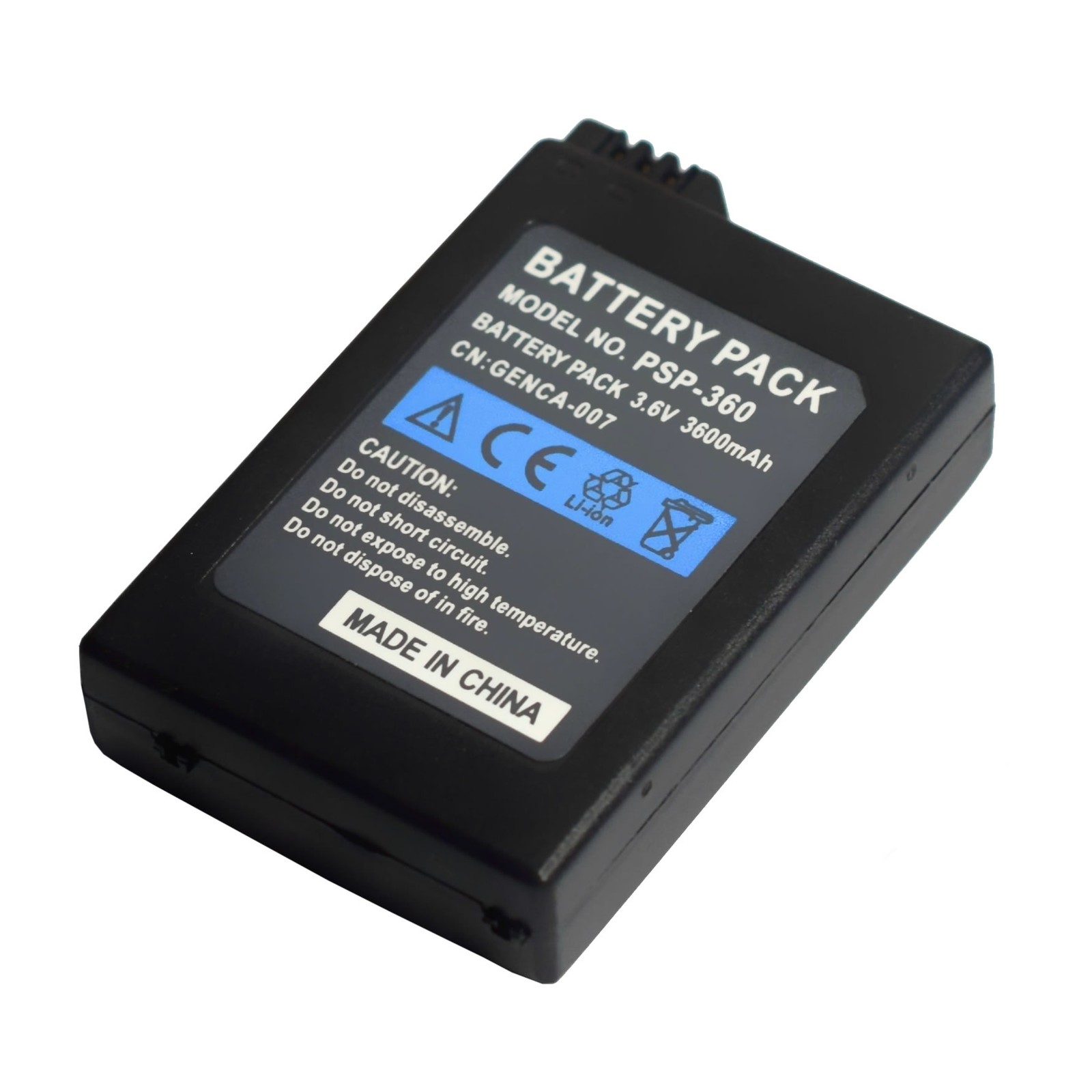 3.7V 3600mAh Rechargeable Battery or Cable adapter for Sony PSP 1000 PSP-110 new
