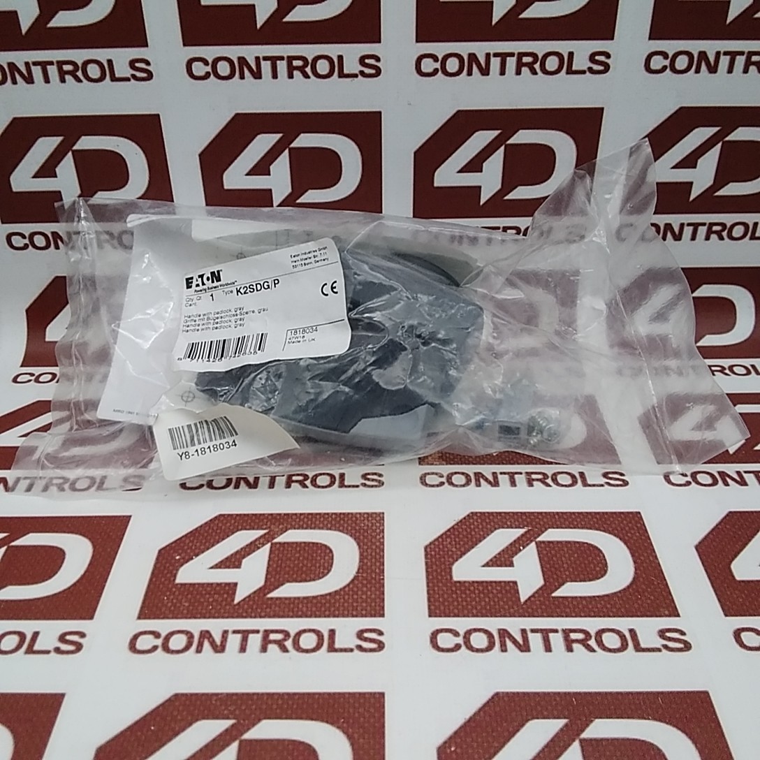 K2SDG/P | Eaton | K2, Rotary Handle, 6mm Shaft, Door Installation, Gray, Sealed