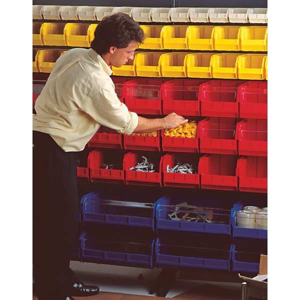 Quantum Storage Systems Qus220gn Hang & Stack Storage Bin, Polypropylene,