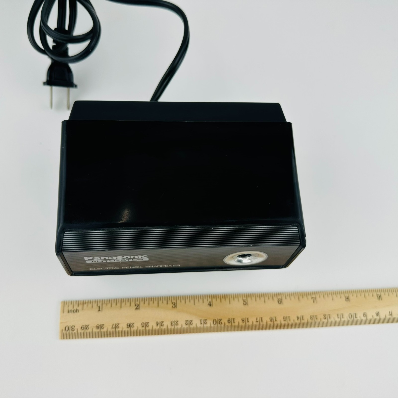 Panasonic KP-110 Auto Stop Black Electric Pencil Sharpener, Tested and Working